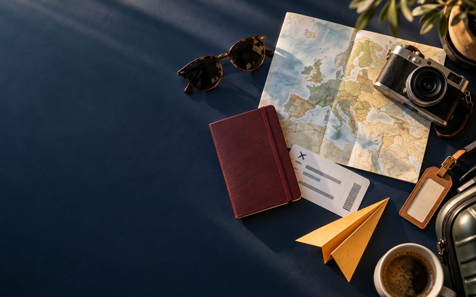 Travel notebook representing a carefully planned cultural weekend